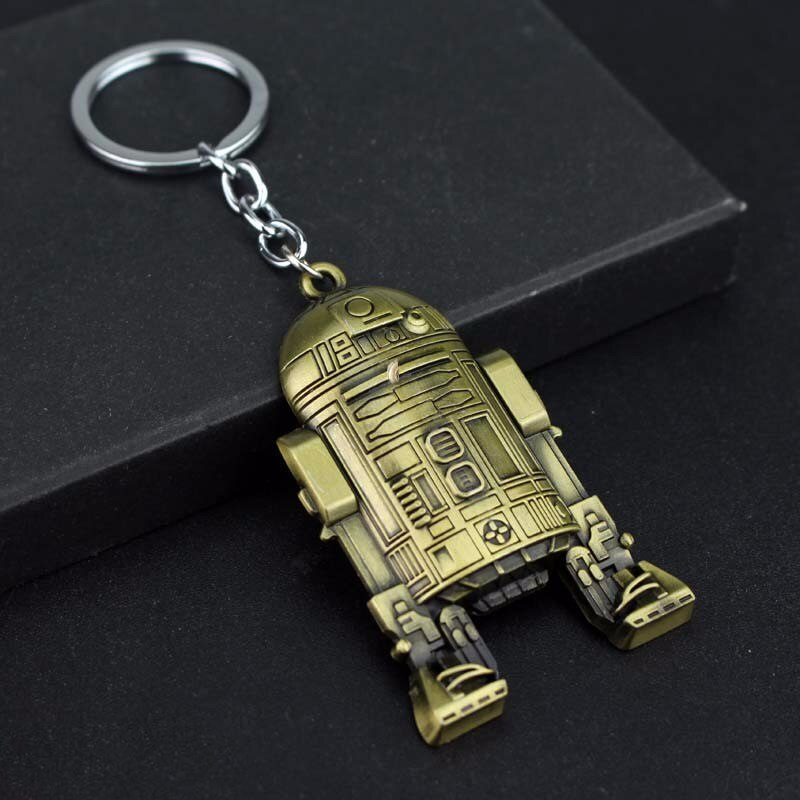 พวงกุญแจ โลหะ R2-D2 สีบรอนซ์ - Star Wars Keychain