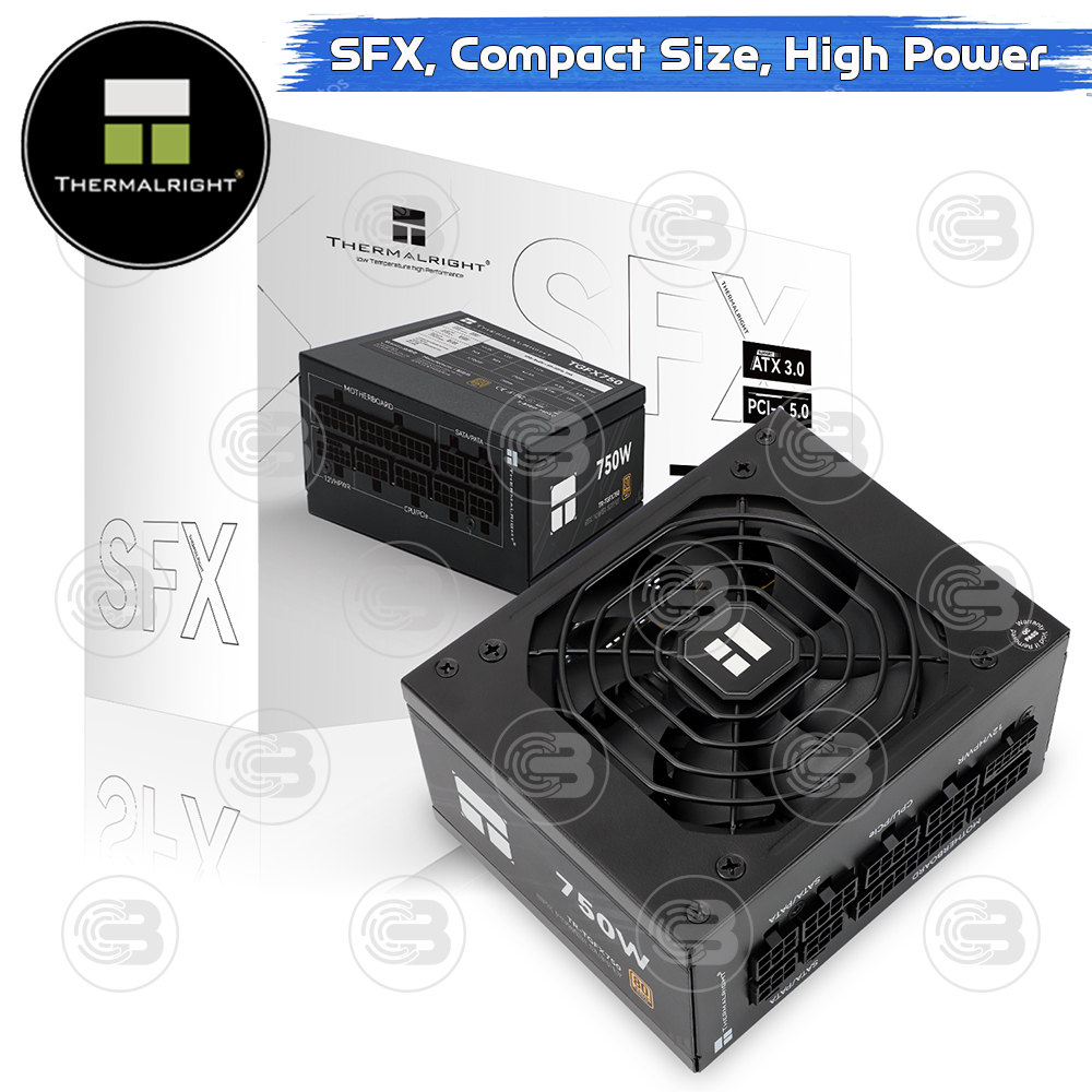[CoolBlasterThai] Thermalright SFX Power Supply 750W 80 Plus Gold Embossed Full Modular (TGFX 750) ประกัน 5 ปี