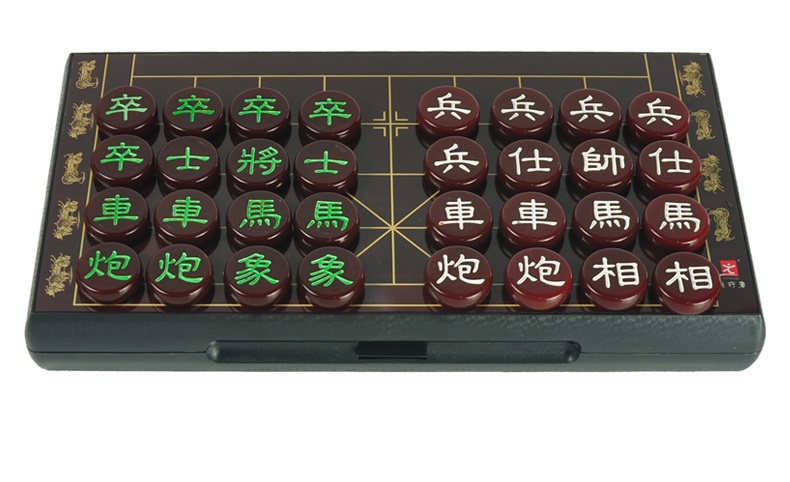 หมากรุกจีนแม่เหล็ก Red Agate Chinese Chess (size L) #AX-7