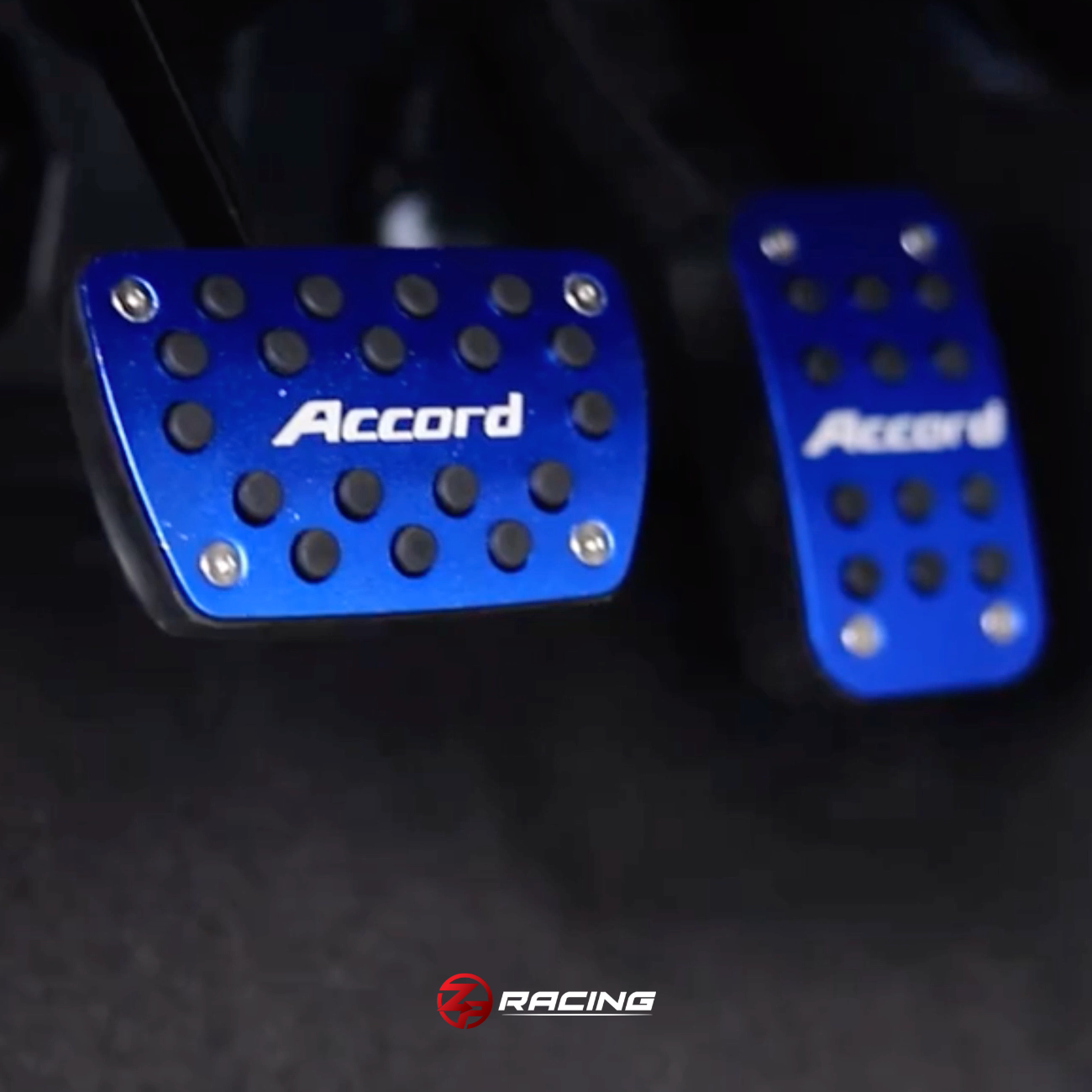 ชุดแป้นเหยียบคันเร่งและเบรก ACCORD G10 แบบอลูมิเนียม สีน้ำเงิน