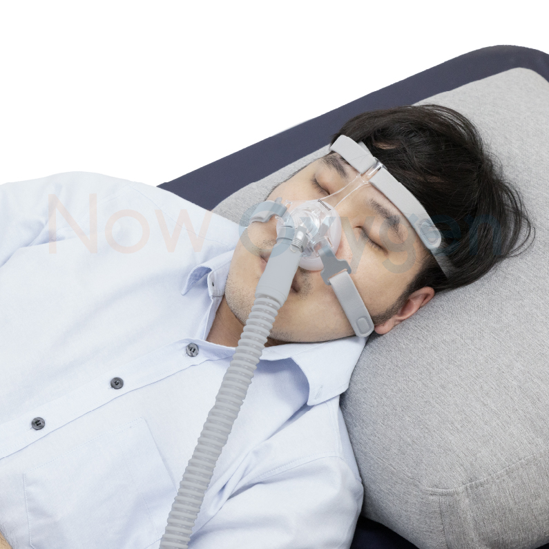 หน้ากากชนิดครอบจมูกสำหรับเครื่อง CPAP Bipap (Yuwell Nasal Mask YN-02) มีขนาด S M L