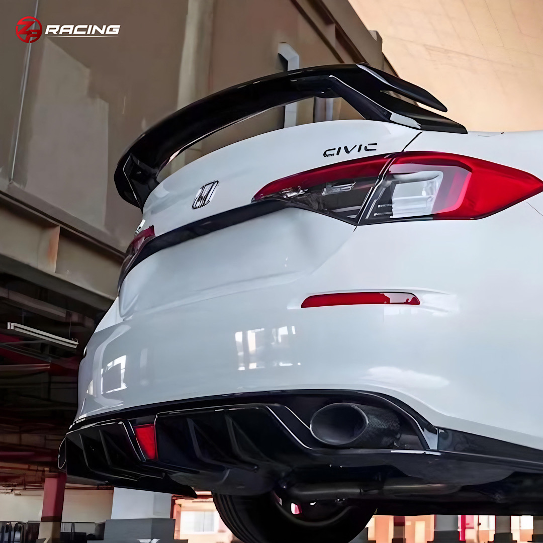 ชุดลิ้นหลัง ดิฟฟิวเซอร์ท่อคู่ Civic FE e:HEV/TURBO รุ่น FE180