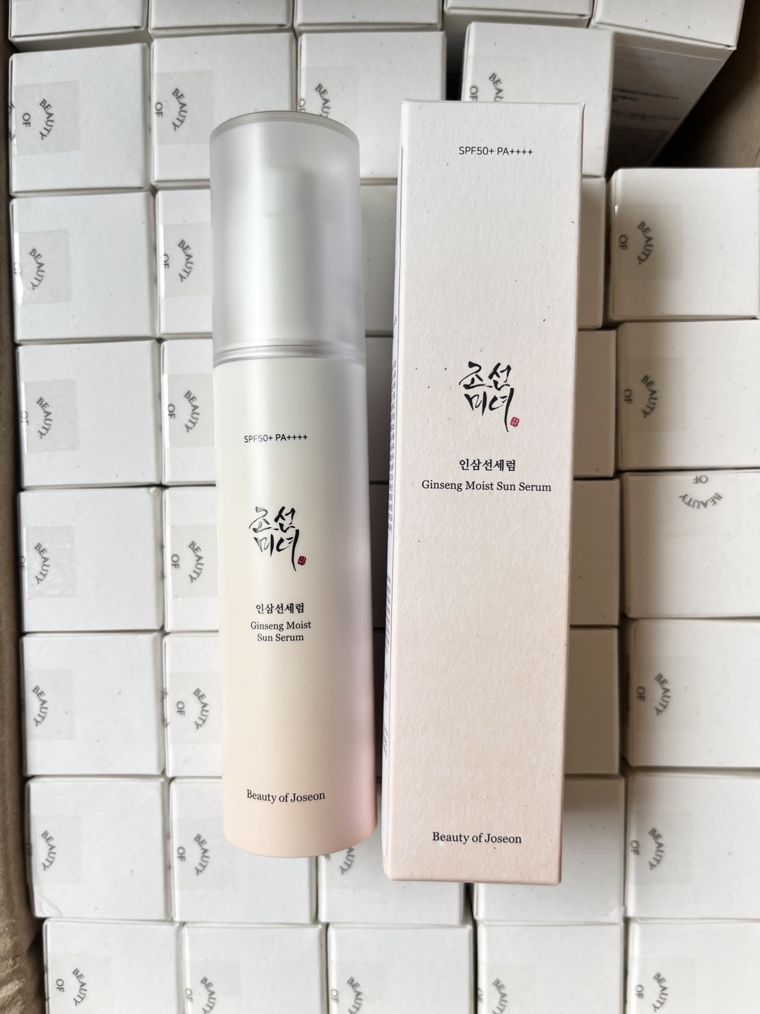 Beauty Of Joseon Ginseng Moist Sun Serum SPF50+ PA++++ 50ml. กันแดดเนื้อเซรั่ม