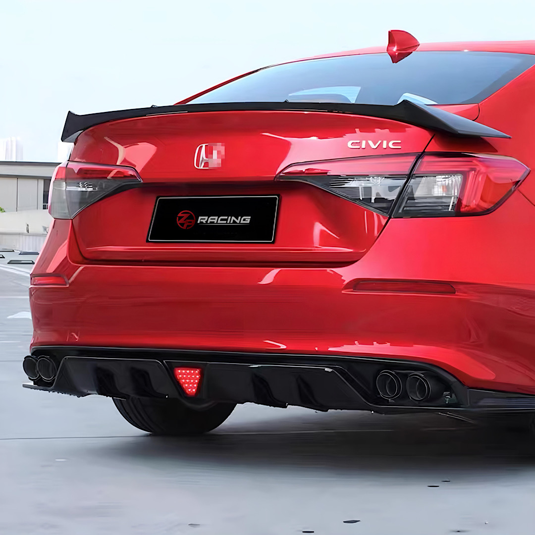 ชุดลิ้นหลัง ดิฟฟิวเซอร์ท่อคู่ Civic FE e:HEV/TURBO รุ่น FE180