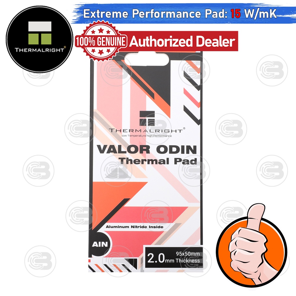 [CoolBlasterThai] Thermalright VALOR ODIN Thermal Pad (Aluminum Nitride) 95x50x2.0 mm./15 W/mK