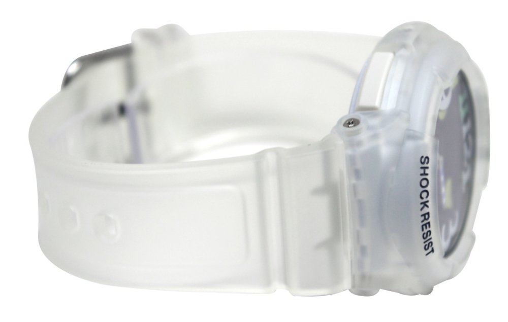 Casio Baby-G นาฬิกาผู้หญิง สายเรซิ่น Neon Illuminator BGA-131-7B4DR - White