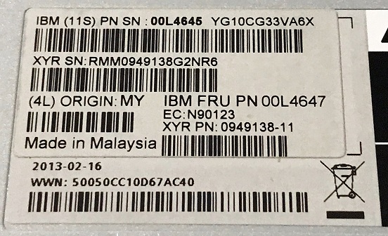 IBM 00L4645 00L4647 [TorCompTH - ขาย จำหน่าย ราคา] IBM V7000 Type 100 Controller Canister 2076-112 / 2076-124