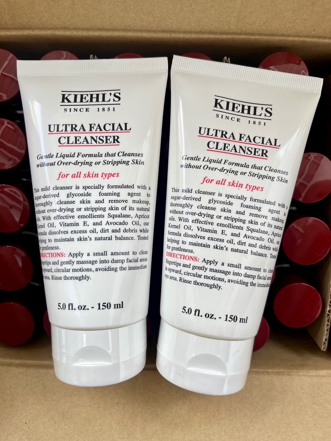 Kiehl's Ultra Facial Cleanser 150ml. เจลล้างหน้าสูตรอ่อนโยน สำหรับทุกสภาพผิว (1หลอด)