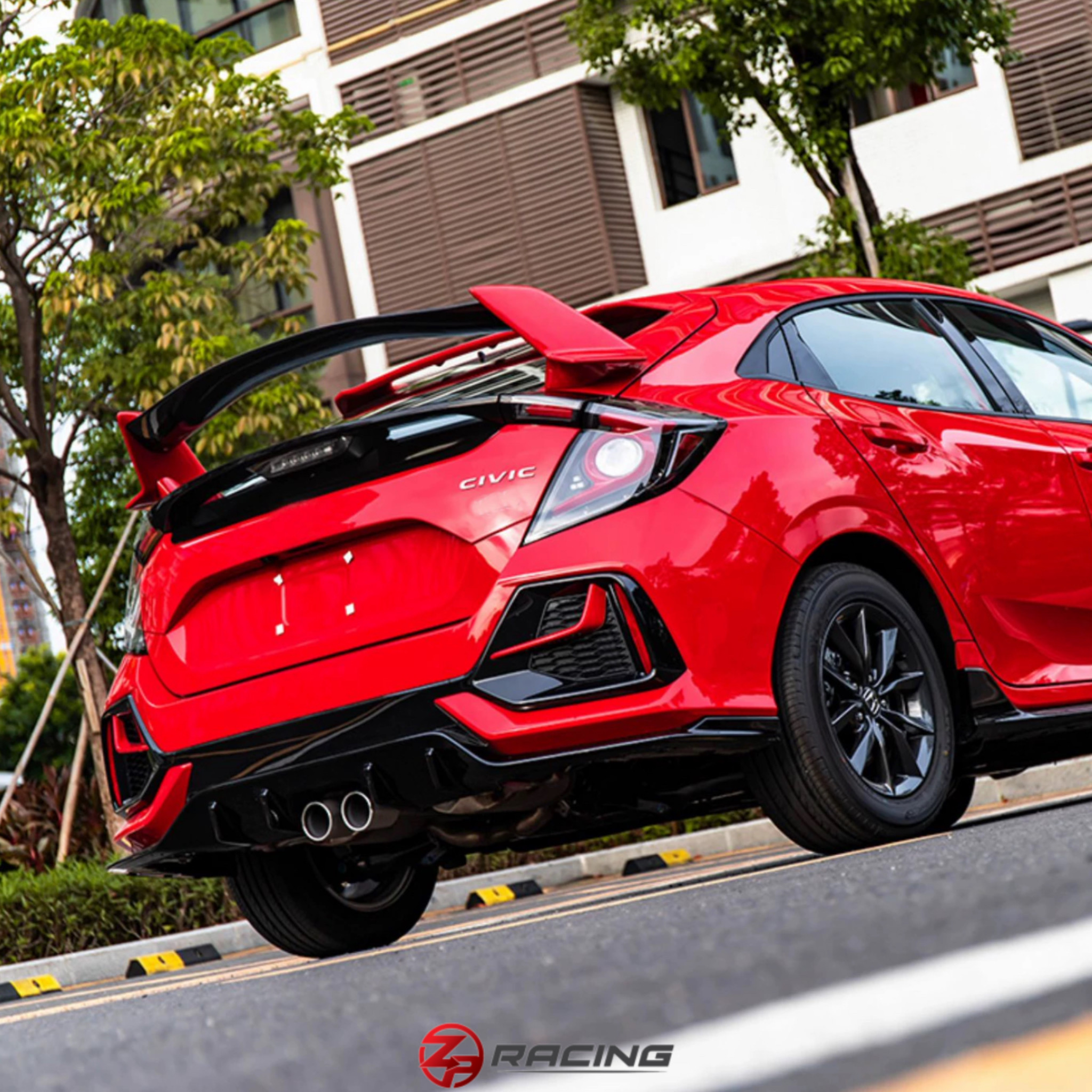 สปอยเลอร์ Spoiler Type R สำหรับ CIVIC Hatchback (FK7) Scale 1:1