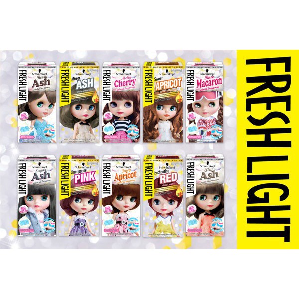 แท้พร้อมส่ง○ Schwarzkopf Freshlight Foam Hair Color โฟมเปลี่ยนสีผม ชวาสคอฟ เฟรชไลท์ โฟม แฮร์ คัลเลอร์