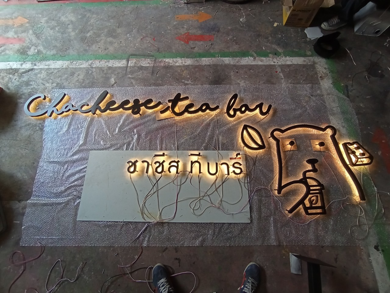 ป้ายไฟออกหลัง