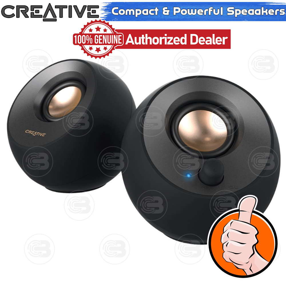 [CoolBlasterThai] CREATIVE SPEAKER PEBBLE V2 USB TYPE-C (BLACK)
