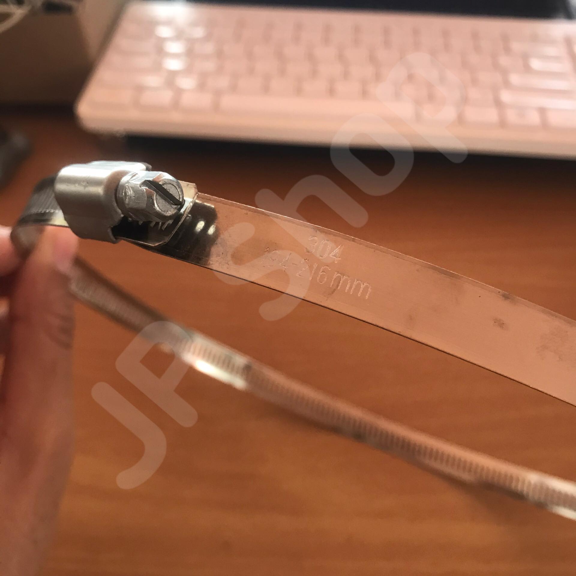 ปลอกรัด 194-216 (12 มม.) แคลมป์รัดท่อสแตนเลส 304 #194216