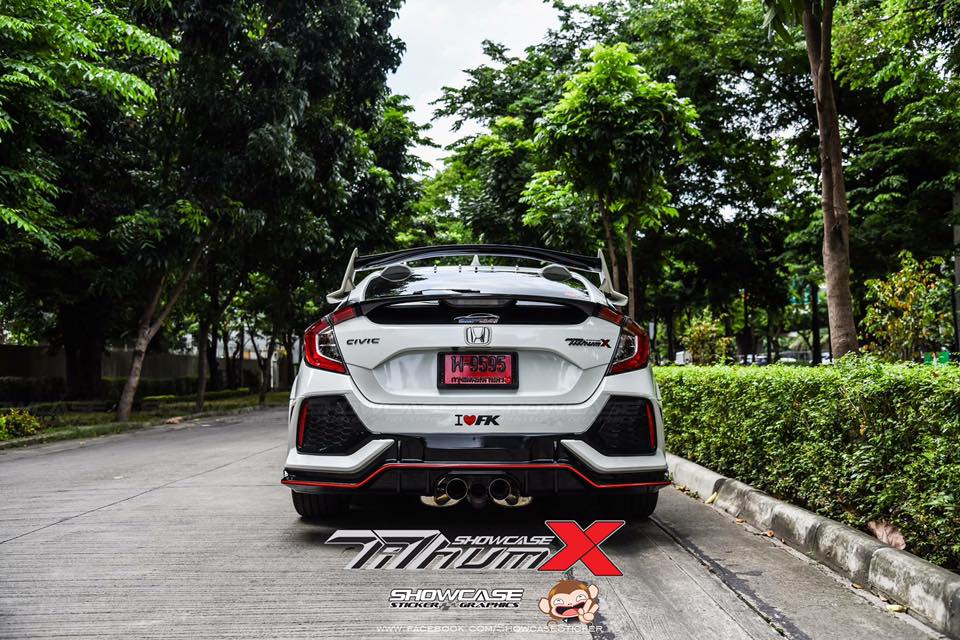 ชุดแต่ง CIVIC FK ทรง Type R 2016-18 แบบครอบทับ ประกันงานสี 1 ปี