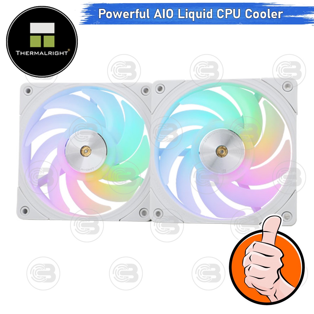 [CoolBlasterThai] Thermalright FROZEN HORIZON 360 WHITE ARGB AIO Liquid CPU Cooler (AM5/LGA1851 Ready) ประกัน 6 ปี