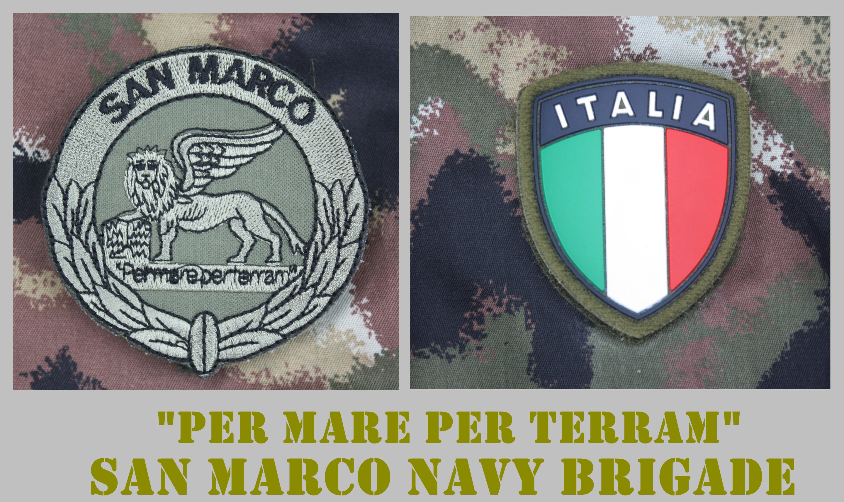 the Italian Army (Esercito) is mimetico Vegetata (vegetated pattern),