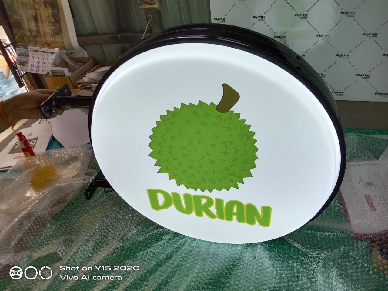 งานป้ายกล่องไฟ