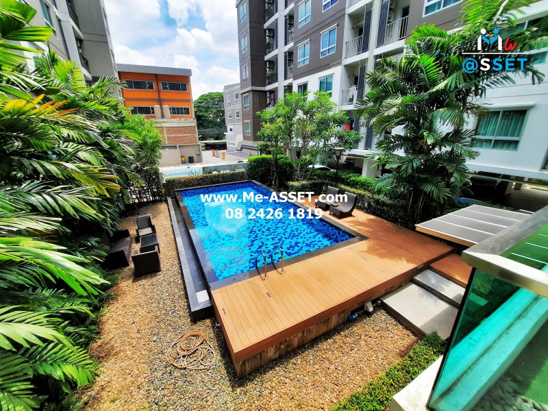 ขายคอนโด ใกล้รถไฟฟ้า ย่าน บางแค บางหว้า ภาษีเจริญ : เดอะวีว่า คอนโด เพชรเกษม 68 : 28.38 ตารางเมตร