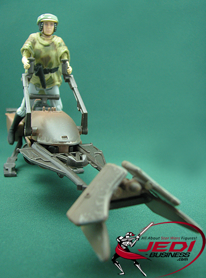 Speeder Bike With Princess Leia - Star Wars Hasbro (1997 Toys)