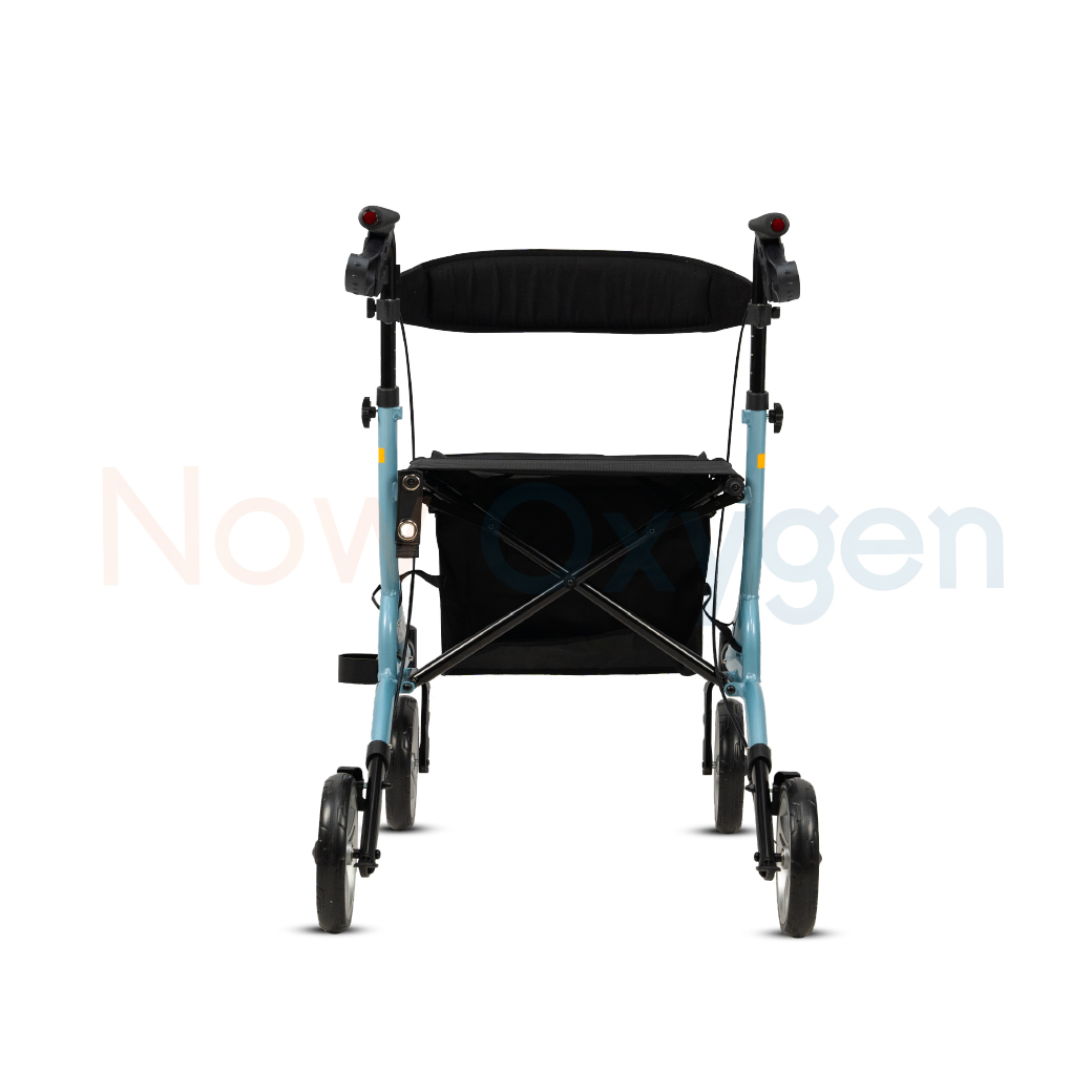 รุ่นใหม่ Nitro SL Rollator แบรนด์ Drive Medical (Debilbiss) วอล์คเกอร์ 4 ล้อ อุปกรณ์ช่วยพยุงเดิน อุปกรณ์ฝึกเดิน รับประกัน 2 ปี
