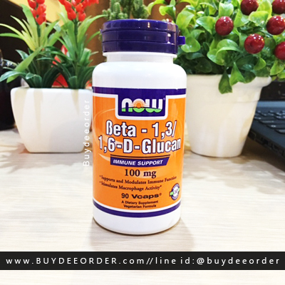 Now Foods Beta-1,3/1,6-D-Glucan 100 mg 90 Vcaps