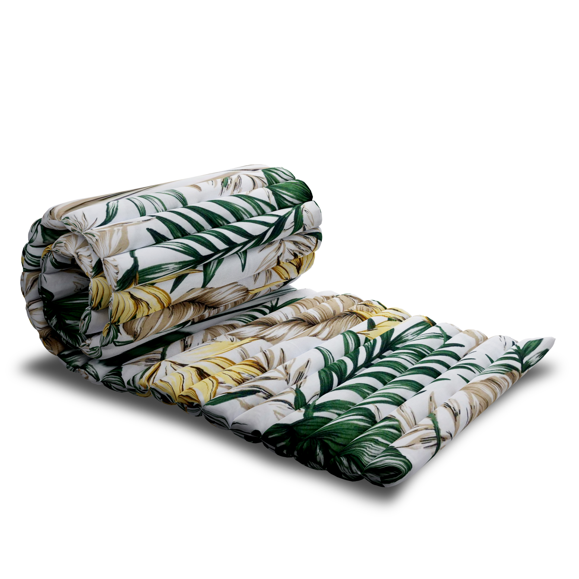 เสื่อระนาดลายฮาวาย 50x172Cm //Thai Roll Up Floor Beds Mattress Montera Hawaii pattern Kapok100%