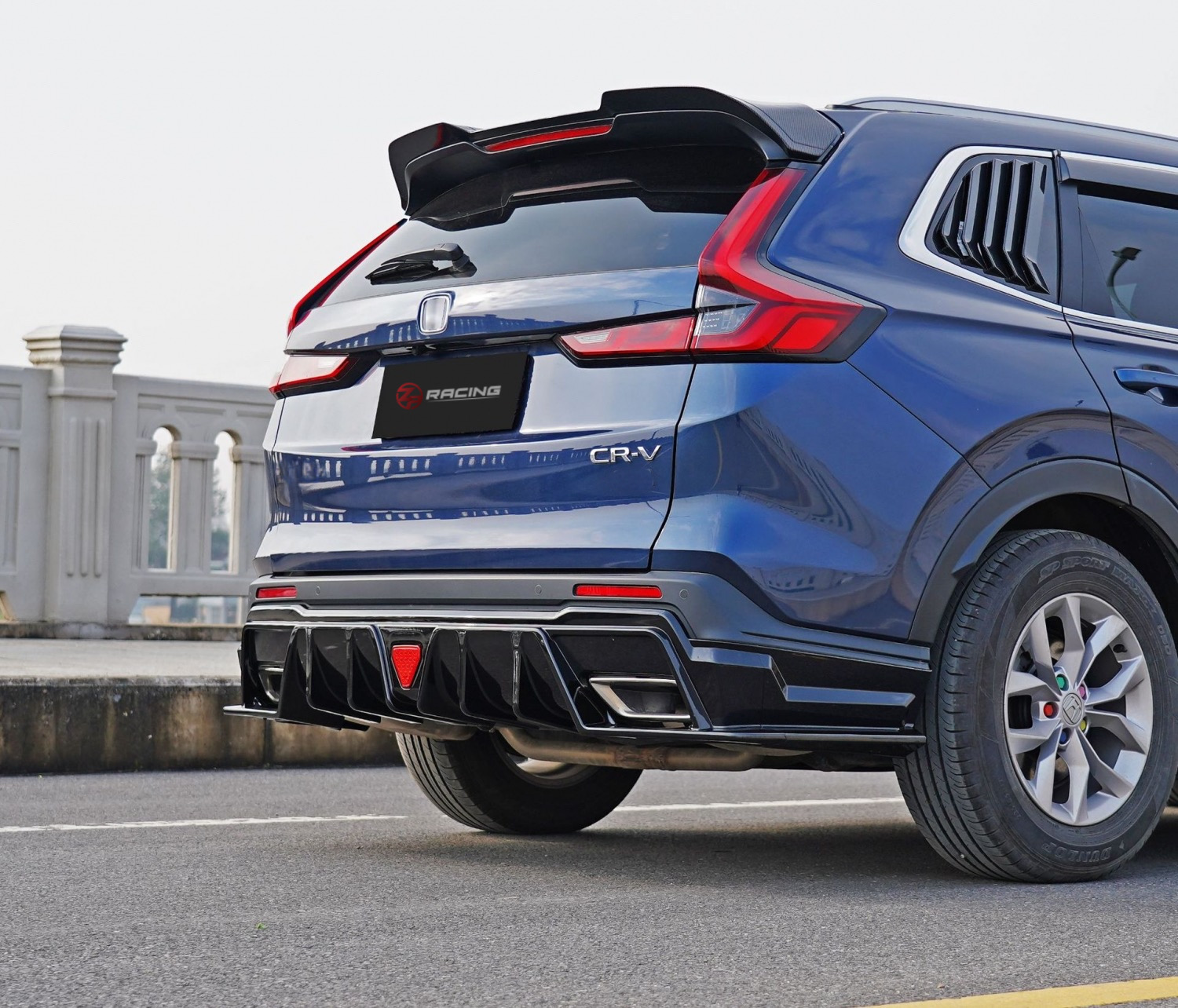 ชุดลิ้นหลัง Diffuser หลัง Honda CR-V(G6) 2023-2026 รุ่น 78thGarage V.1