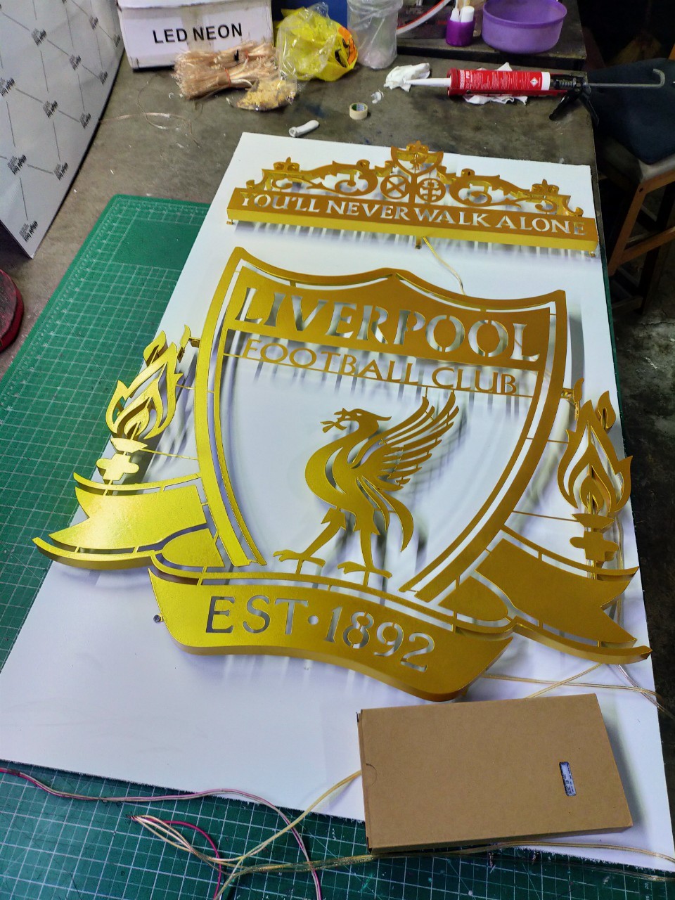 ป้ายไฟออกหลัง