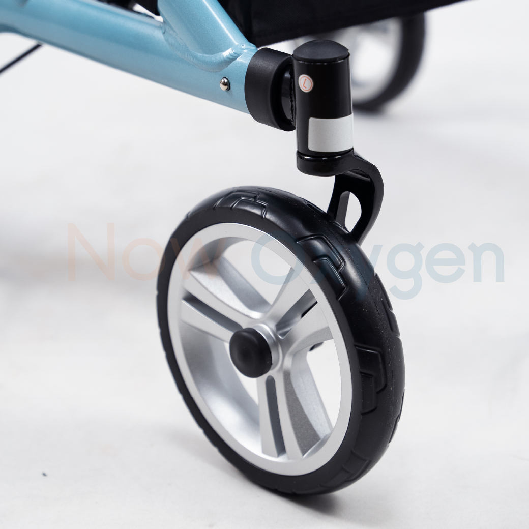 รุ่นใหม่ Nitro SL Rollator แบรนด์ Drive Medical (Debilbiss) วอล์คเกอร์ 4 ล้อ อุปกรณ์ช่วยพยุงเดิน อุปกรณ์ฝึกเดิน รับประกัน 2 ปี