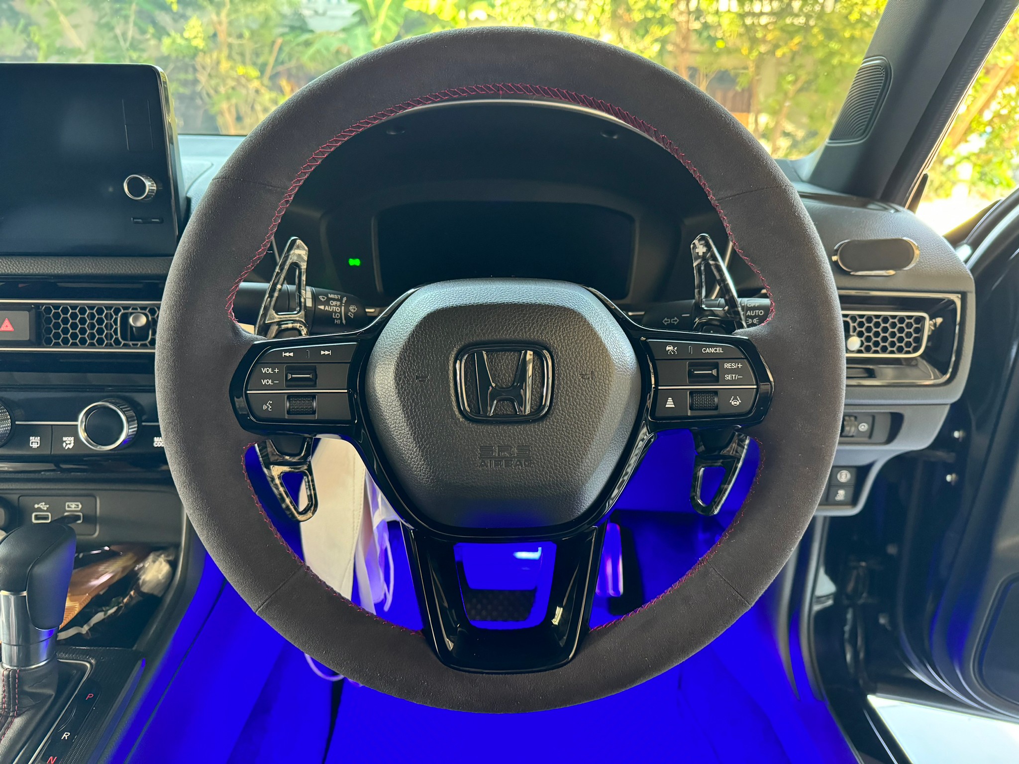 หนังหุ้มพวงมาลัย Honda Civic FE หนังกลับแท้