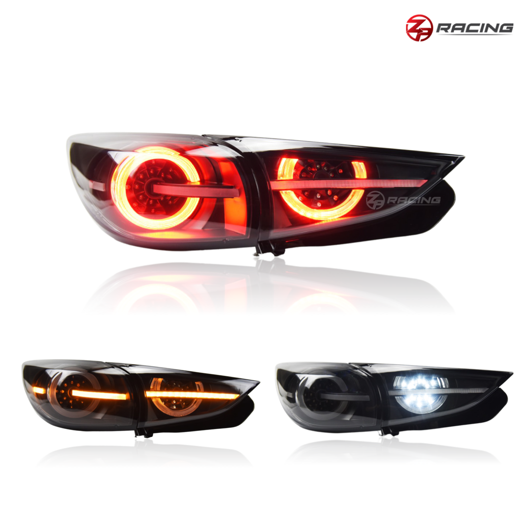 ไฟท้าย โคมไฟท้าย Mazda 3 (BM) แบบ LED รุ่น Signature Style สำหรับรุ่น Hatchback