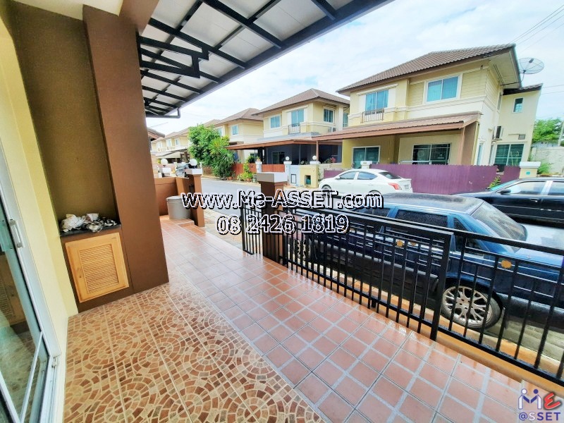 ให้เช่า บ้านเดี่ยว ย่าน เคหะร่มเกล้า รามคำแหง ราษฎร์พัฒนา สะพานสูง : ม.นลินวิลล์ พลัส : 2 ชั้น 35.7 ตารางวา