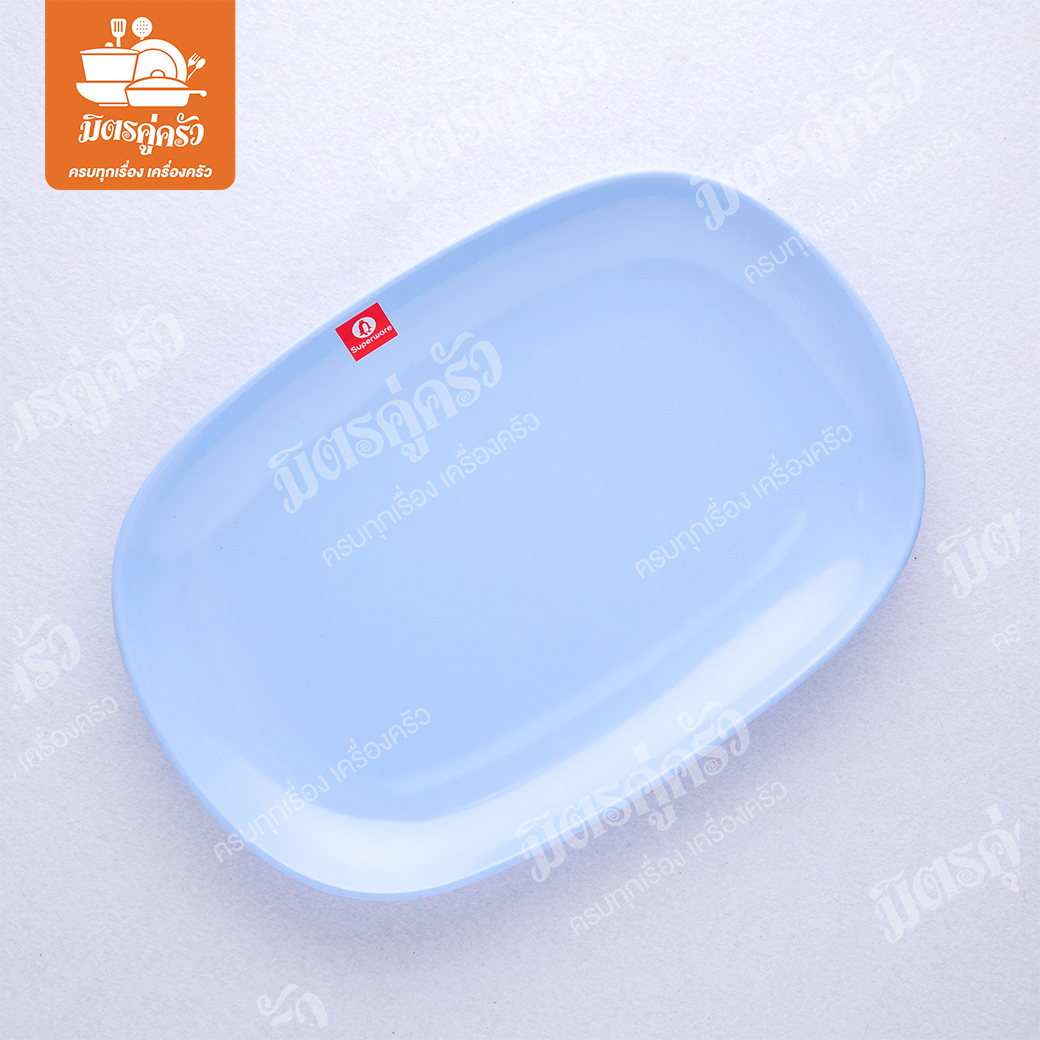 จานเปลเหลี่ยม Superware P416-10 (ขนาด 10 นิ้ว)