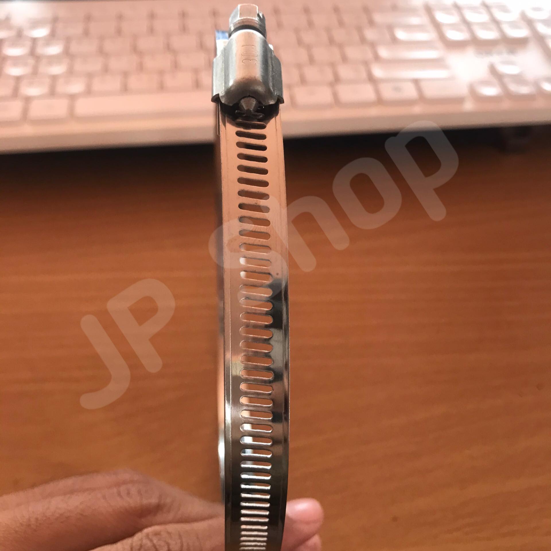 ปลอกรัด 141-165 (12 มม.) แคลมป์รัดท่อสแตนเลส 304 #141165