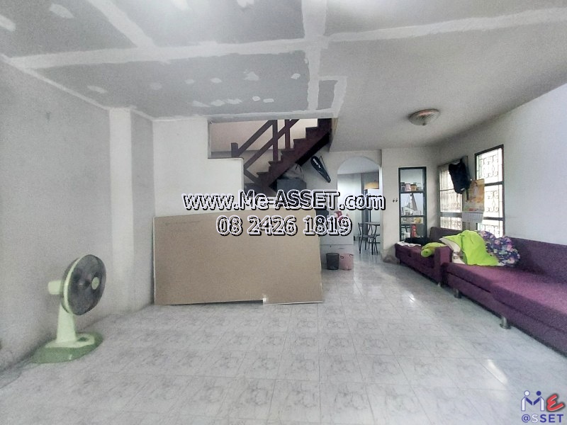 ขายทาวน์เฮ้าส์ ย่าน ซอยพรสว่าง เทพารักษ์ วัดด่าน บางพลีใหญ่ : ม.สุธาวีคลัสเตอร์เฮ้าส์ กม.10 : 2 ชั้น 26 ตร.วา