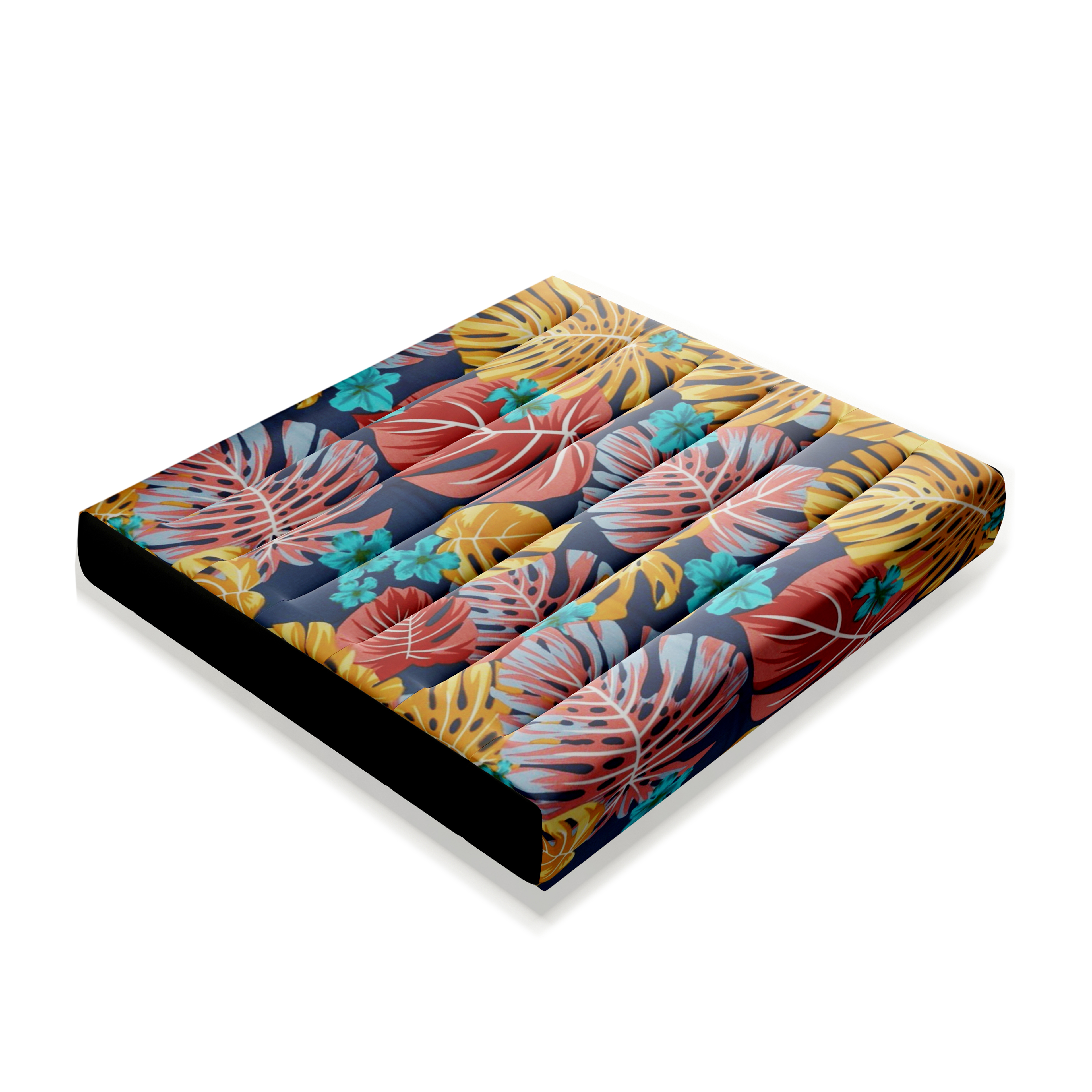 เบาะนั่งลายฮาวาย 50x50x5 Cm ,Large special maditation mattresses Cushions Khit Pillow Small Kapok100%