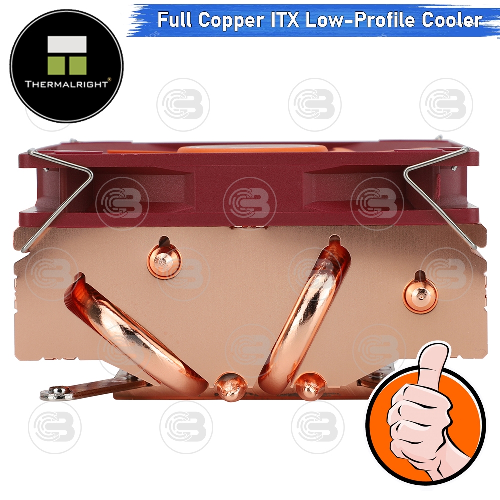 [CoolBlasterThai] Thermalright AXP90 X53 Full Copper Low-Profile CPU Cooler with 4 Heatpipes (AM5/LGA1851 Ready)