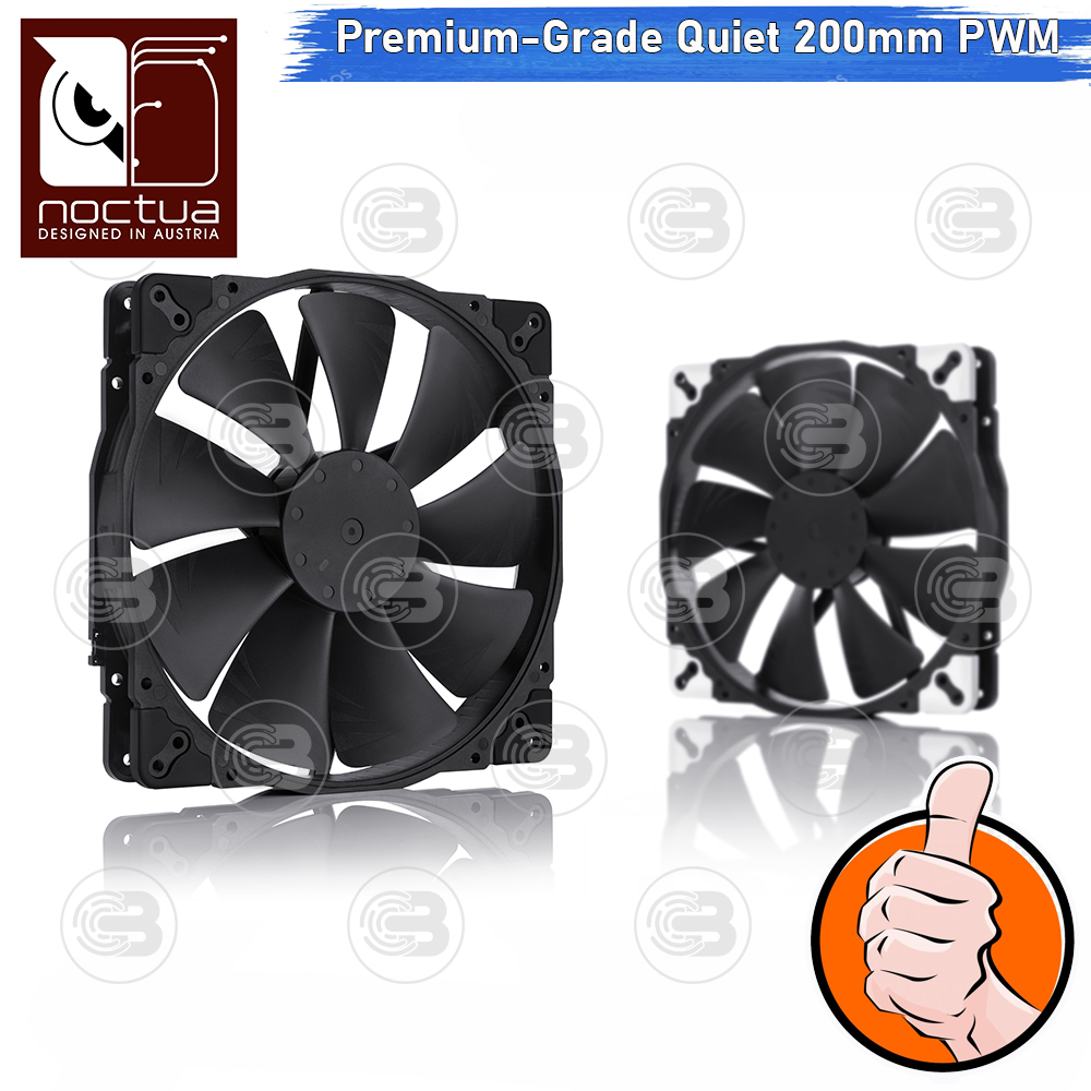[CoolBlasterThai] Noctua NF-A20 PWM Chromax.Black.Swap PC Fan Case (size 200 mm.) ประกัน 6 ปี