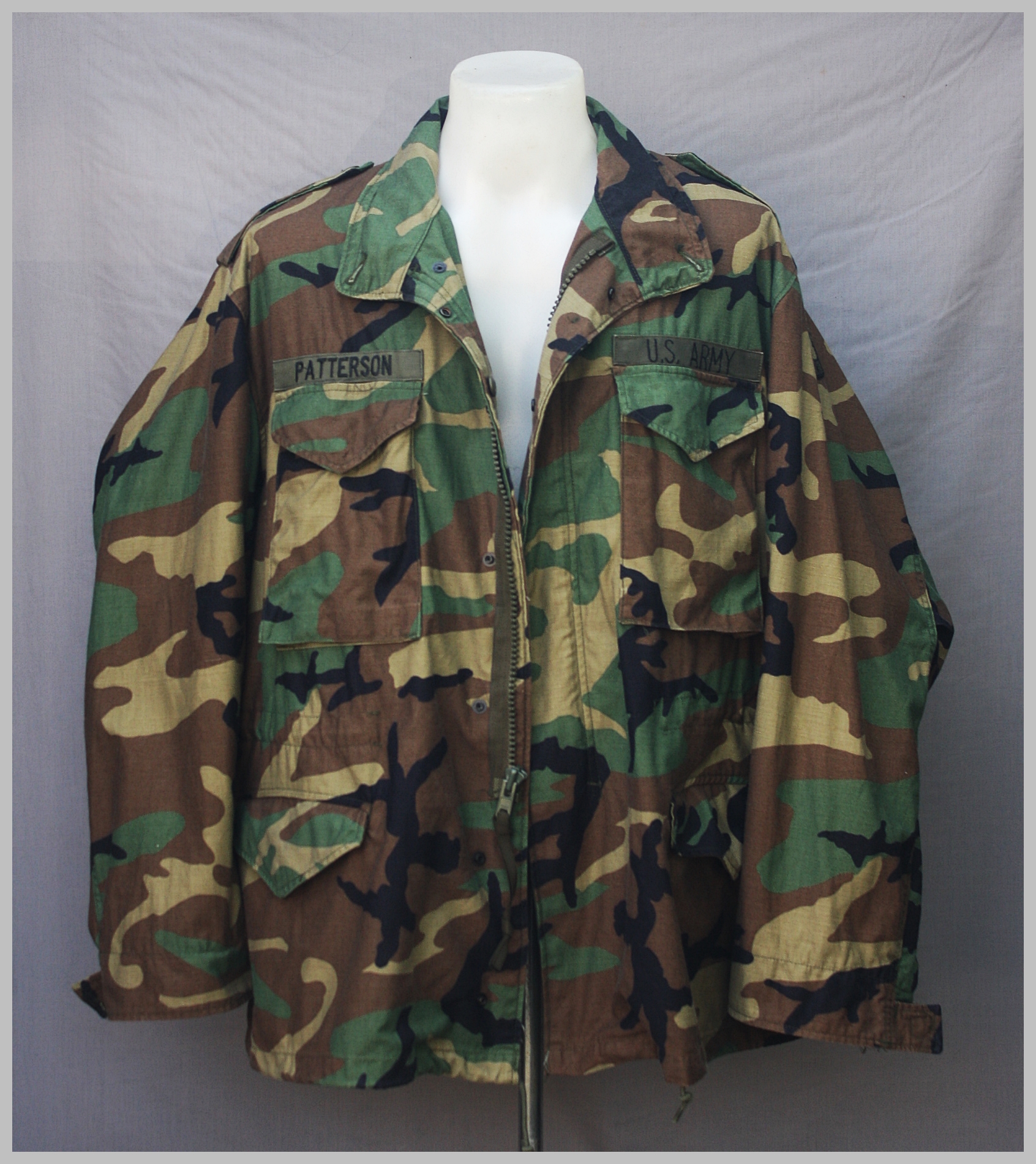 เสื้อทหารสหรัฐ M65 ลายพราง woodland M81