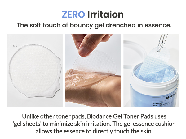 โทนเนอร์แพด กระปุกฟ้า Biodance Cera-nol Gel Toner Pads