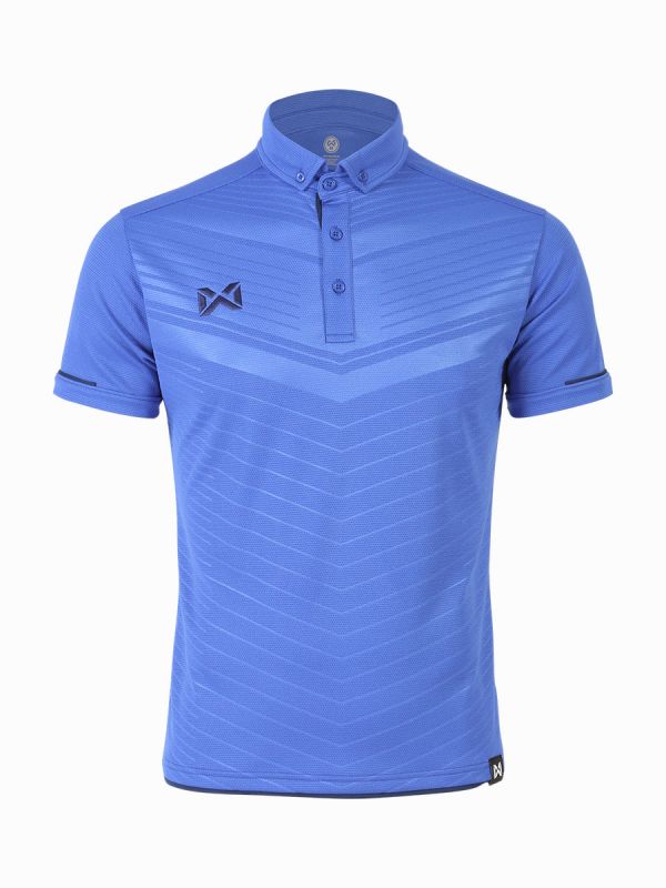 WARRIX (วอริกซ์) LAVIDA POLO ลิขสิทธิ์แท้ 100% เสื้อโปโลสปอร์ต สีน้ำเงิน BB