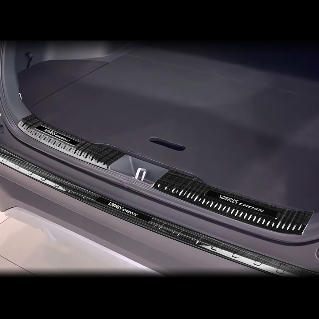สคัฟเพลทประตูท้าย กันรอยท้าย โตโยต้ายาริสครอส Toyota Yaris Cross