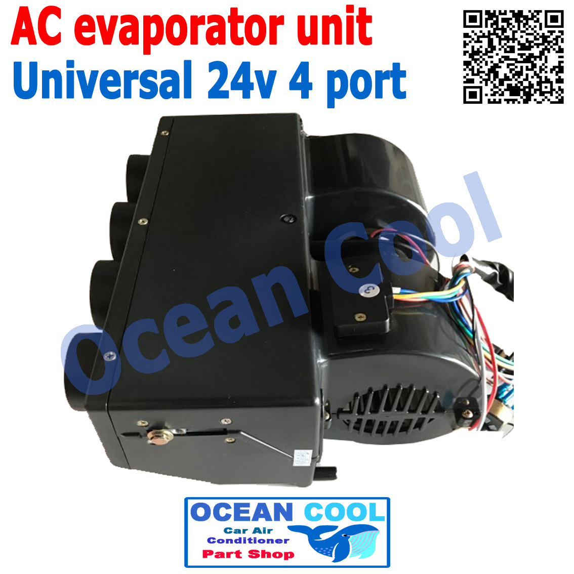 ตู้แอร์ ฝัง 432 , 24V สำเร็จรูป ใช้กับรถ บรรทุก 6 ล้อ 10 ล้อ รถตัก รถแบคโฮ รถเกรด 432-000 EVA0004 อะไหล่ แอร์ รถยนต์