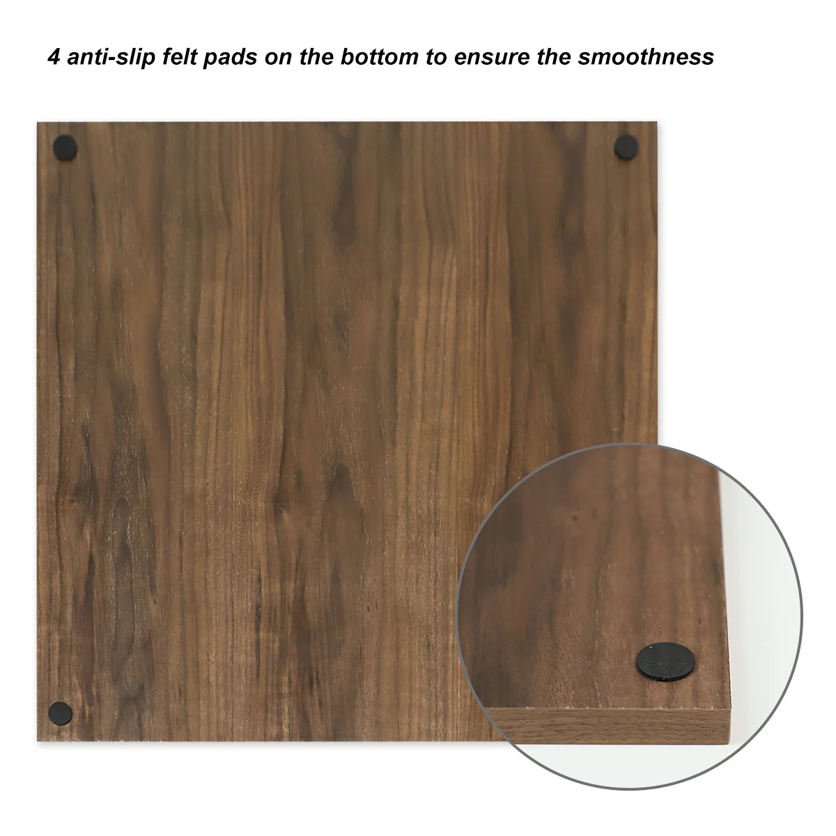 21" Walnut & Maple Wooden Chess Board กระดานหมากรุกสากลไม้Walnut