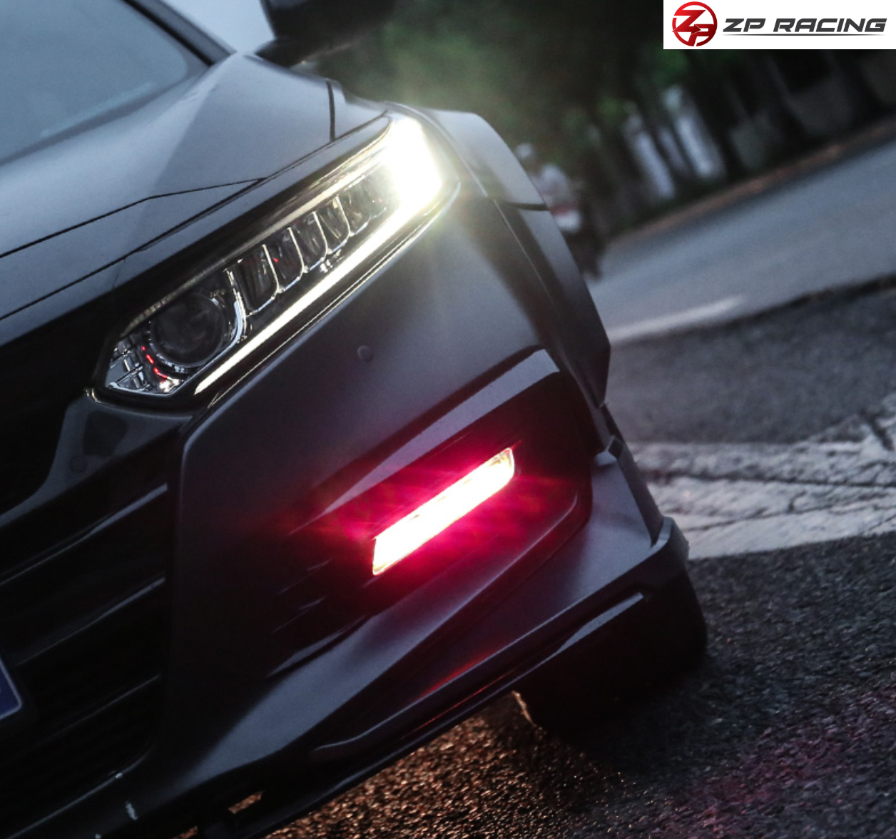 Sticker ไฟตัดหมอก แดง Accord G10