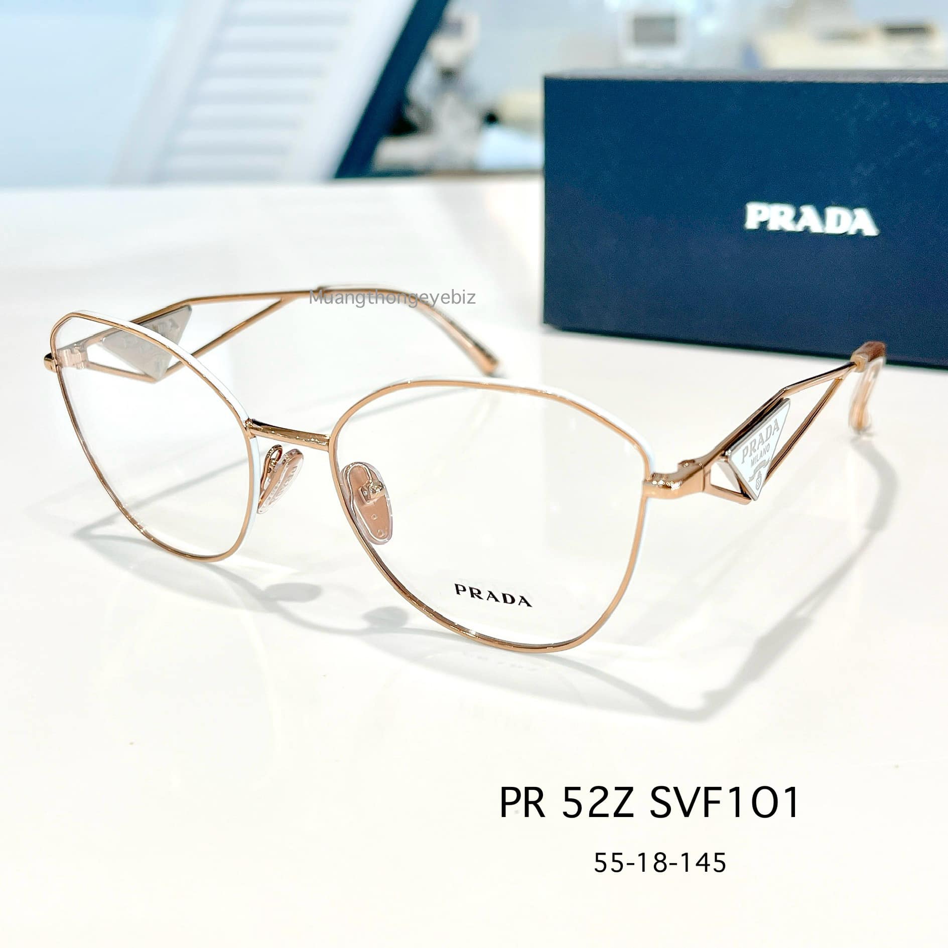 กรอบแว่น PRADA PR 52ZV SVF1O1 - Pink gold