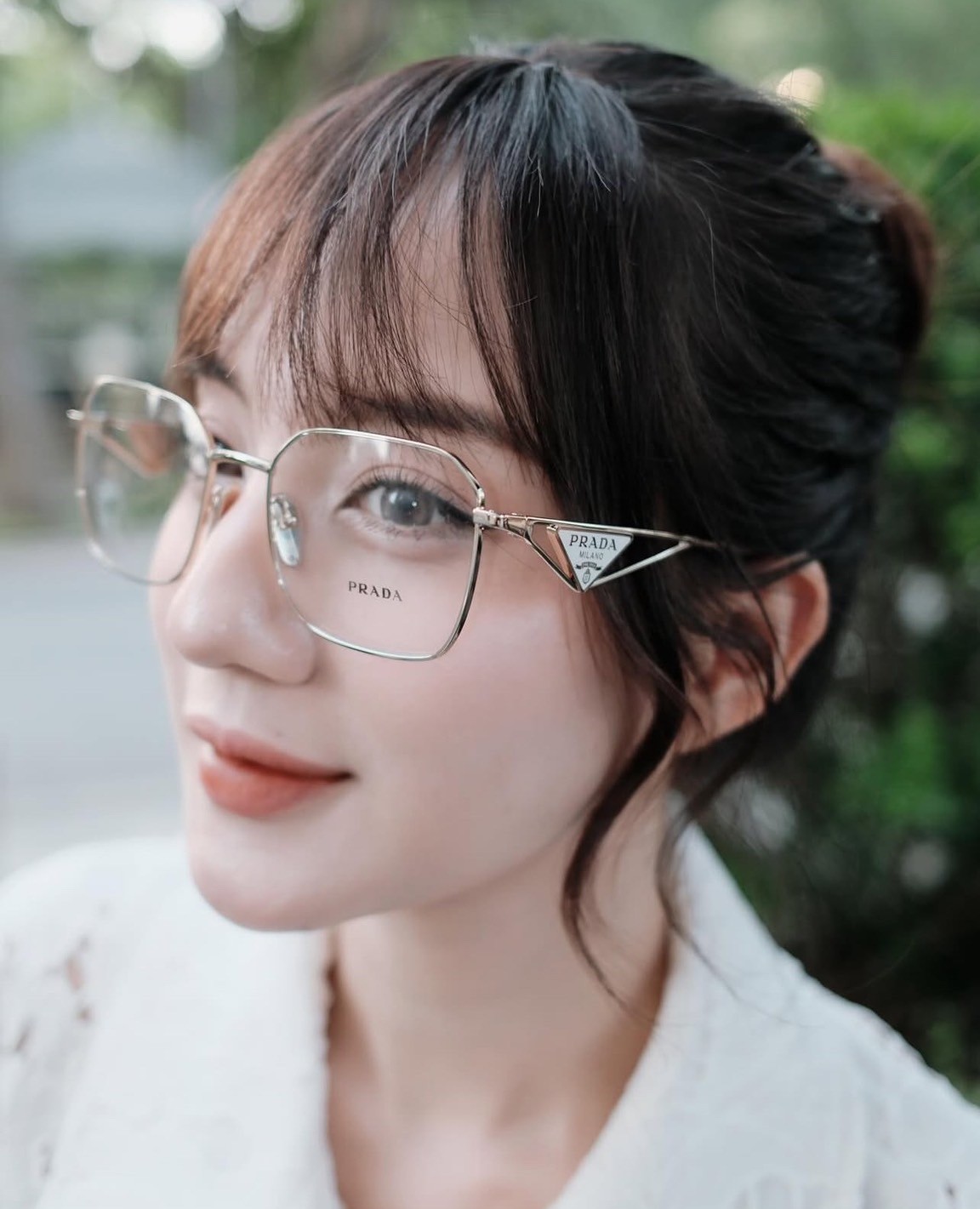 กรอบแว่นสายตา PRADA PR A51V ZVN1O1 - Pale gold