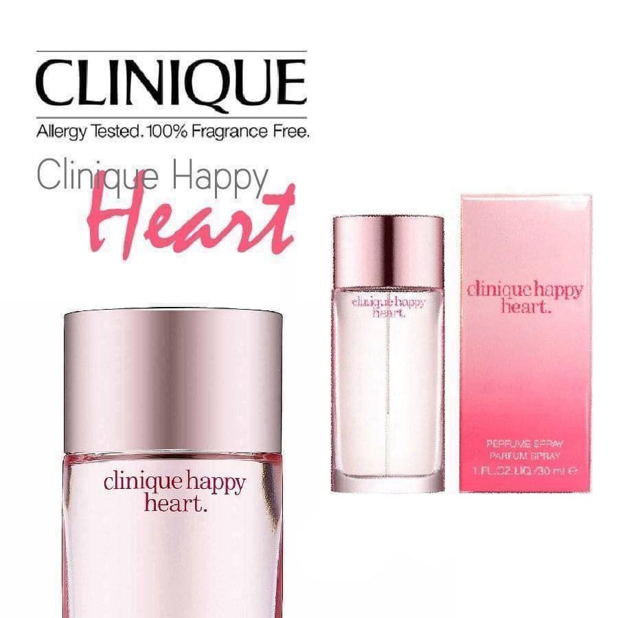 (1กล่อง) Clinique Happy Heart Eau De Parfum Spray 100ml. [กล่องซีล] ของแท้ 100%