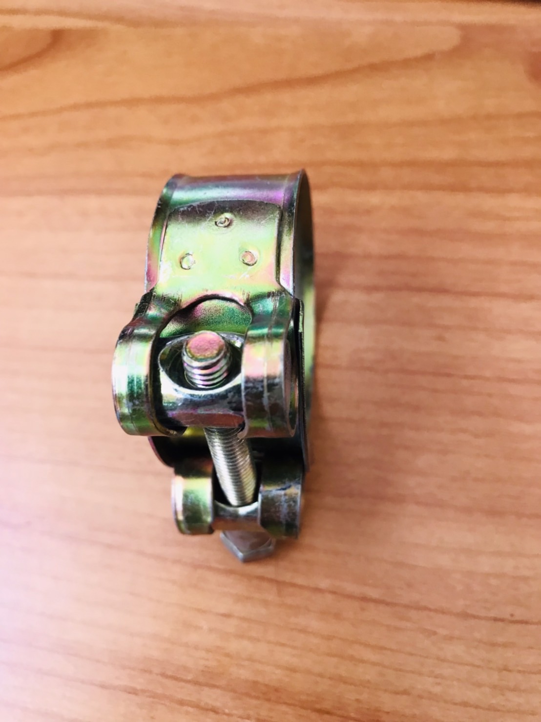 เข็มขัดรัดท่อชุบซิงค์ ปลอกรัดชุบซิงค์ 40-43 มม. สาย รัด ท่อ ส แตน เลส กิ๊บ รัด ท่อ #4043