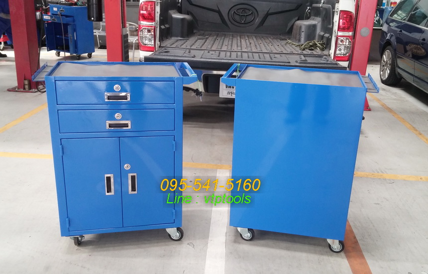 ตู้เครื่องมือ2ชั้น ด้านล่างเป็นประตูซ้าย/ขวา